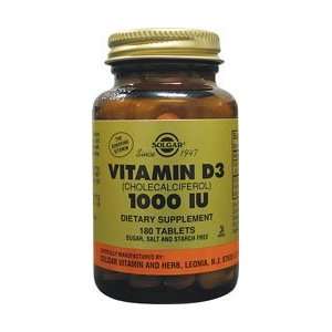  Vitamin D3 Cholecalciferol 1000 IU   180 tabs,(Solgar 