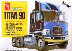AMT603 Chevy Titan 90 Truck Sleeper Tilt Cab AMT  