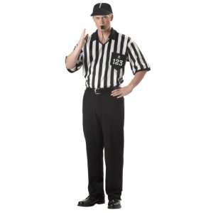   Adult Referee Costume Size X Large (44 46) 