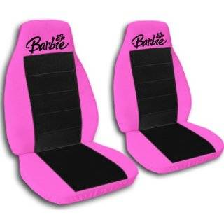  2 black Barbie car seat covers for a 2000 Pontiac 