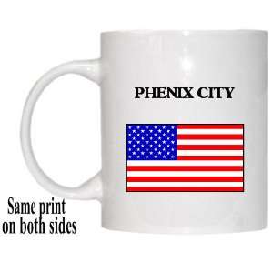  US Flag   Phenix City, Alabama (AL) Mug 