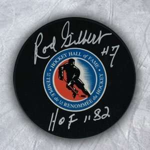   Hockey Hall Of Fame Autographed/Hand Signed Puck W/ Hof Inscription