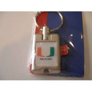  University of Miami LED Flashlight Keychain Sports 