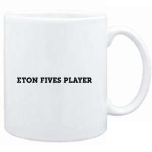  Mug White  Eton Fives Player SIMPLE / BASIC  Sports 