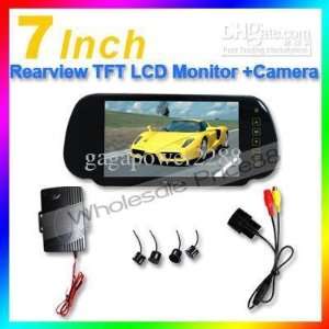  w aterproof cm02 7 tft lcd touch screen car rearview 