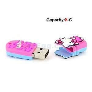  8GB Kitty USB Flash Drives U Disk (Pink & Blue 