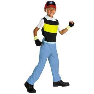  Childs Pokemon Ash Costume (Size Medium 4 6) Toys 