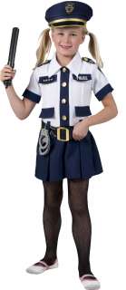 POLICE GIRL KLEID UNIFORM KOSTÜM Polizei Fasching Karneval152  
