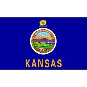  Kansas Flag Pack of 12 Gift Tags