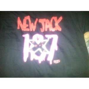  New Jack 187 Original Gangsta Black Extra Large (XL) Shirt WWE WWF 