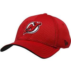  New Era New Jersey Devils Red 39Thirty Stretch Fit Hat 
