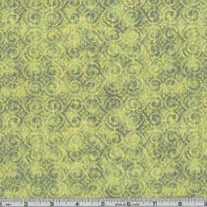  45 Wide Ophelia Circle Lime Fabric By The Yard Arts 