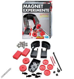 MAGNET EXPERIMENTE 4M Experimentierkasten Magnetset NEU  