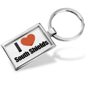  Keychain I Love south shields region North East England 