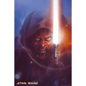 Television Posters Star Wars   Darth Maul Laser   35.7x23 