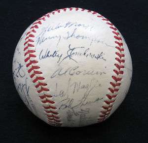 1951 New York Giants team signed baseball (27 sigs)  