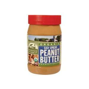  Peanut Butter, Organic, Sprd, Crnch, S, 18 oz (pack of 12 