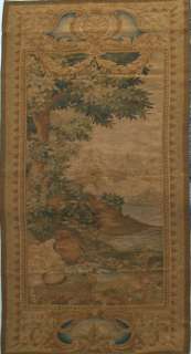  Reproduction~ HANDWOVEN FRENCH AUBUSSON TAPESTRY PORTIERE Timberland A