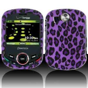  Purple Leopard Spots Pantech Jest 2 II 8045 Snap on Cell 