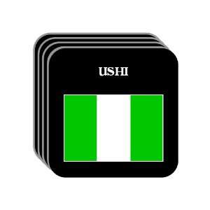  Nigeria   USHI Set of 4 Mini Mousepad Coasters 