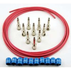  George Ls Red Cable Kit Blue caps Musical Instruments