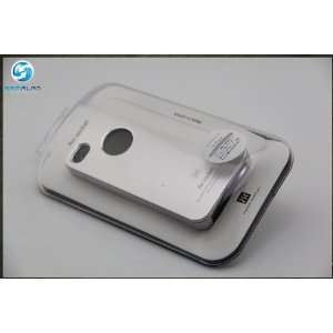 Air Jacket Cover Case for At&t Iphone 4 White (W/ Retail Box Packaging 
