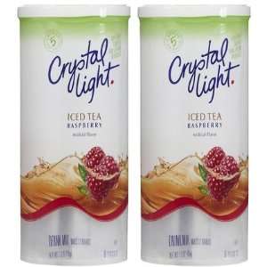  Crystal Light Raspberry Tea drink Mix, 1.6 oz, Makes 12 qt 