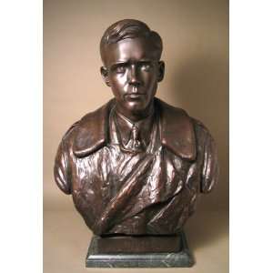  Bronze Bust Of Charles Lindberg