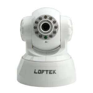   indoor ip cam wifi led remote pan/tilt camera white color Camera