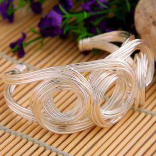 women party bracelet ,silver plated white knot bangle/cuff