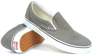 Vans Classic Slip On (Charcoal) Mens Shoes *NEW*  