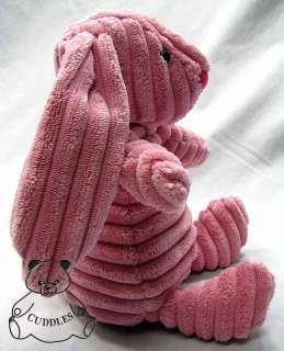   Pink Rabbit Jellycat Plush Toy Stuffed Animal Corduroy BNWT Sm  