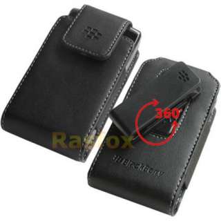 Blackberry Torch 9800 Leather Swivel Holster Pouch Case  