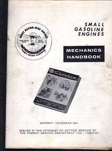 1960S  TECUMSEH SMALL ENGINES SERVICE MANUAL  
