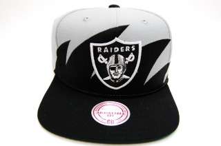 Oakland Raiders Sharktooth M&N Snapback NFL Hockey Mens Cap Hat  