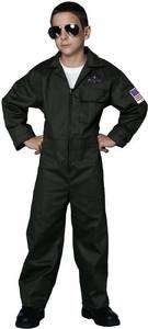 AVIATOR PILOT HALLOWEEN COSTUME Uniform Outfit Child 48055  