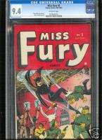 Miss Fury #5 CGC 9.4 NM Universal  