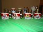 2002 US Winter Olympic Campbells Soup Mugs + 4 Misc. Beer Steins