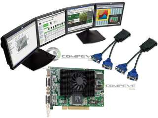 Matrox G450 MMS 128MB PCI Quad Monitor Graphics Card  