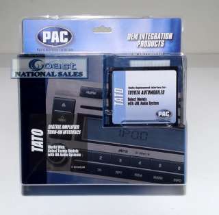 PAC TATO JBL SYSTEM AMPLIFIER TURN ON INTERFACE FOR 2003 UP TOYOTA 