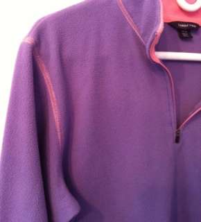   purple with pink trim fleece women s xl 18 20 odor free from a smoke