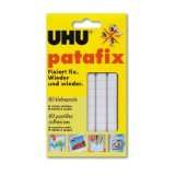 UHU 1648810   UHU Patafix, 80 ST, Klebepads, weiß