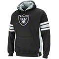 Oakland Raiders Black Passing Game II Hooded Sweatshirt