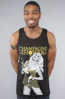 Two In The Shirt) The Champagne Shower Tank in Black 