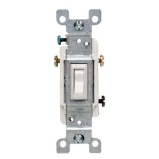 Leviton 15 Amp 3 Way White Toggle Switch R62 01453 02W at The Home 