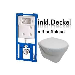 Vorwandelement Spülkasten + Hängewand WC Toiletten Set  