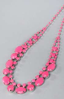 Accessories Boutique The Super Bright Acrylic Necklace in Neon Pink 