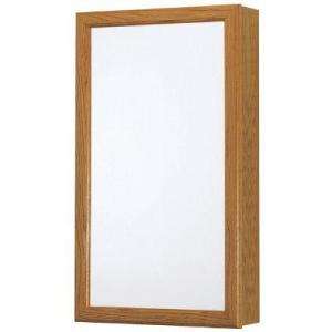 American Classics 15 in. W Surface Mount Framed Mirrored Swing Door 