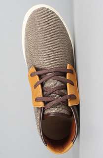 Clae The McQueen Sneaker in Brown Twill  Karmaloop   Global 