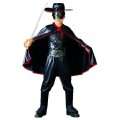  Kostüm Zorro, 5teilig, schwarz, Gr. 110/116 [118] Weitere 